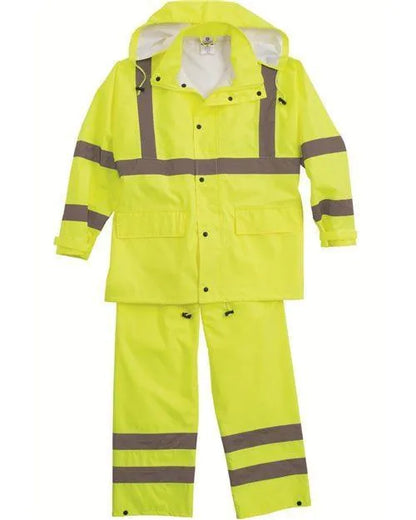 Custom High Visibility Full Rainsuit - TIKVAH US LLC