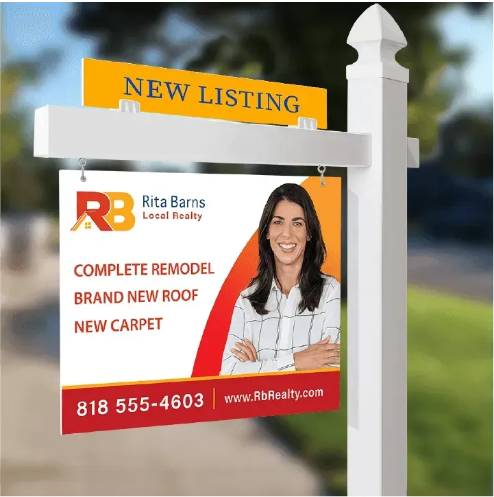 Custom PVC Real Estate Signs - TIKVAH US LLC