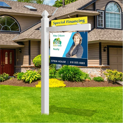 Custom PVC Real Estate Signs - TIKVAH US LLC