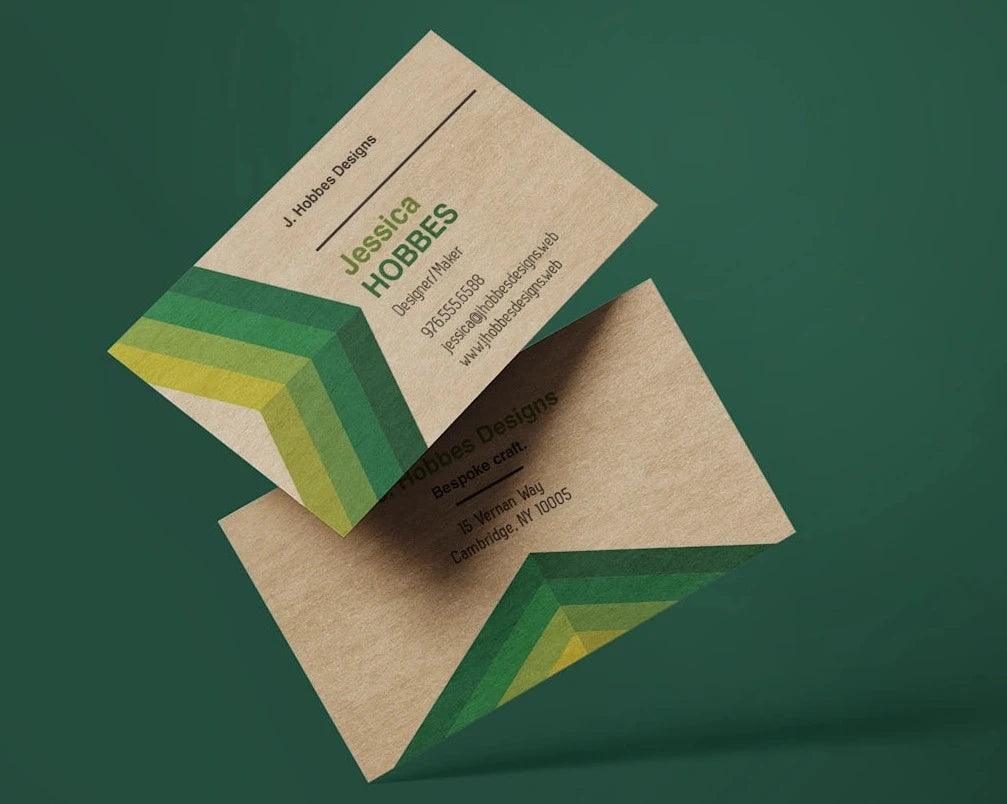 Kraft Business Cards - TIKVAH US LLC