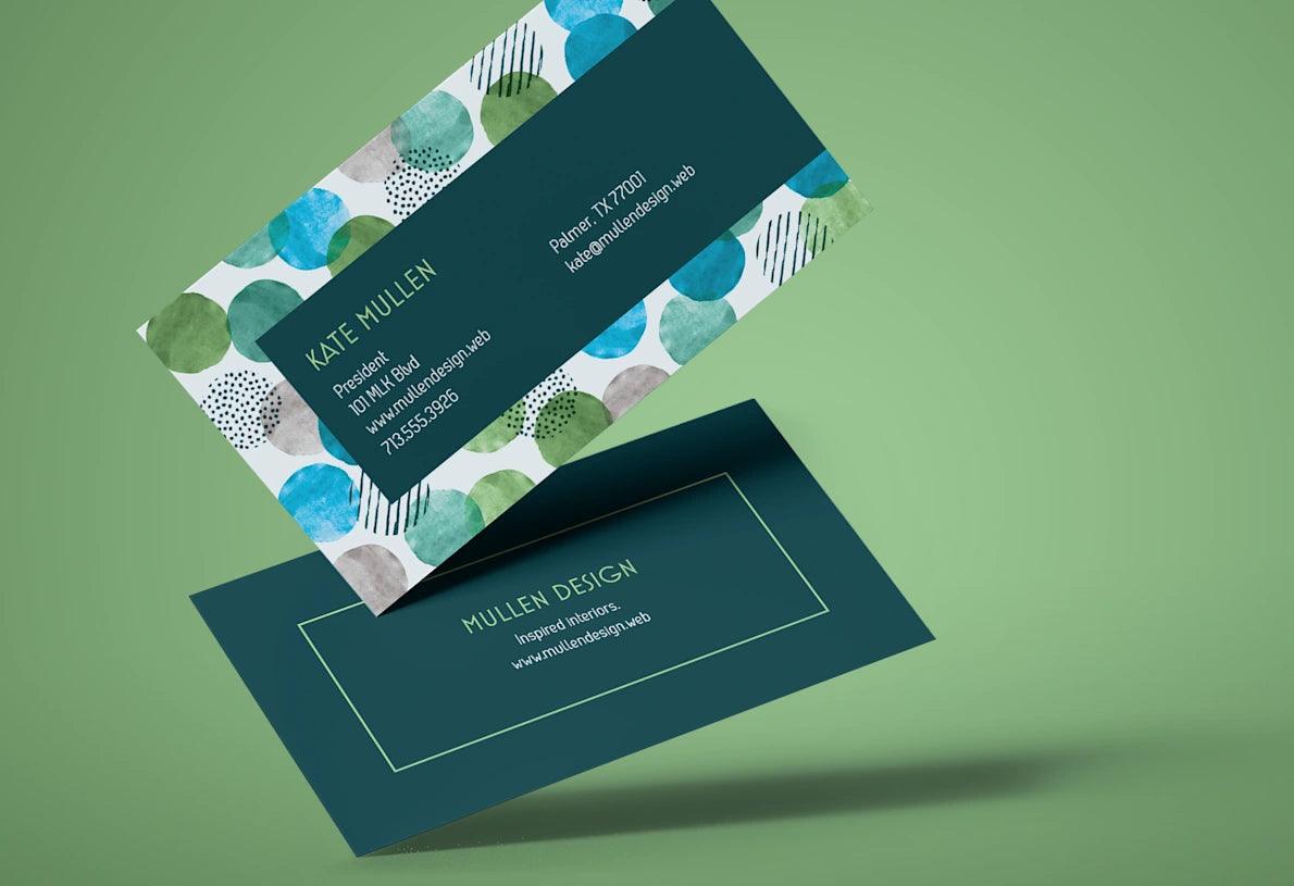 Matte Business Cards - TIKVAH US LLC