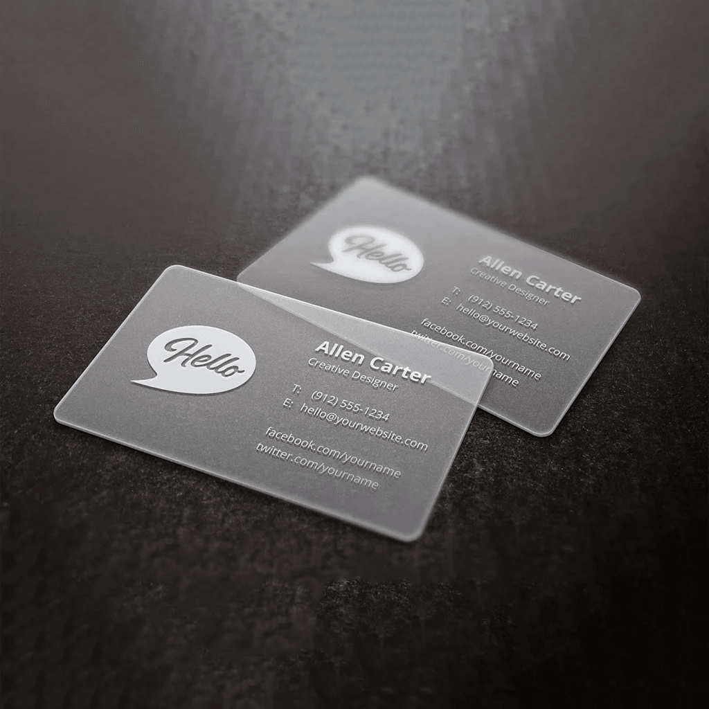 Plastic Business Cards - TIKVAH US LLC